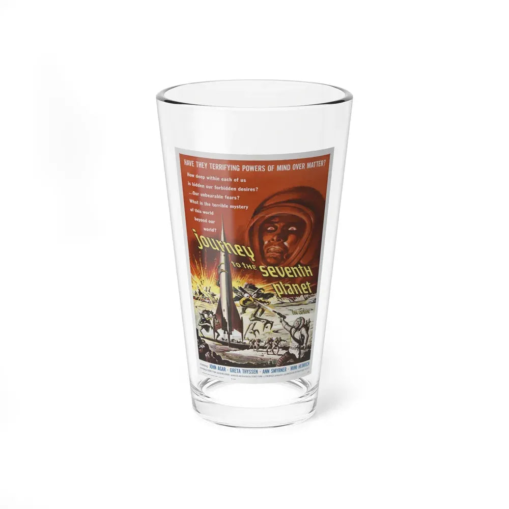 JOURNEY TO THE SEVENTH PLANET 1962 Movie Poster - Pint Glass 16oz 16oz - Go Mug Yourself