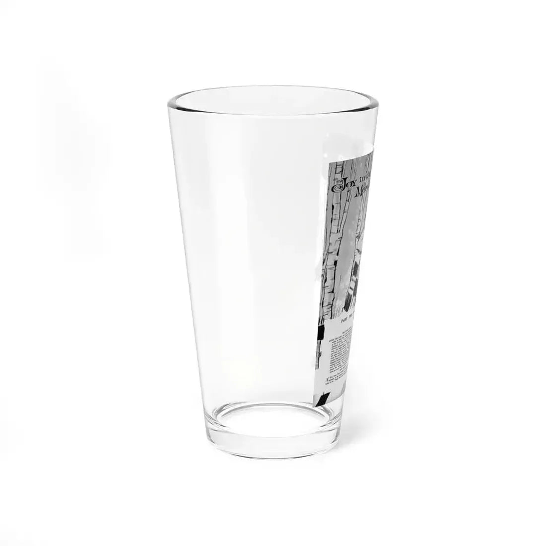 Joy in the Morning, Woman's Day with Woman magazine illustration - Pint Glass 16oz - Go Mug Yourself