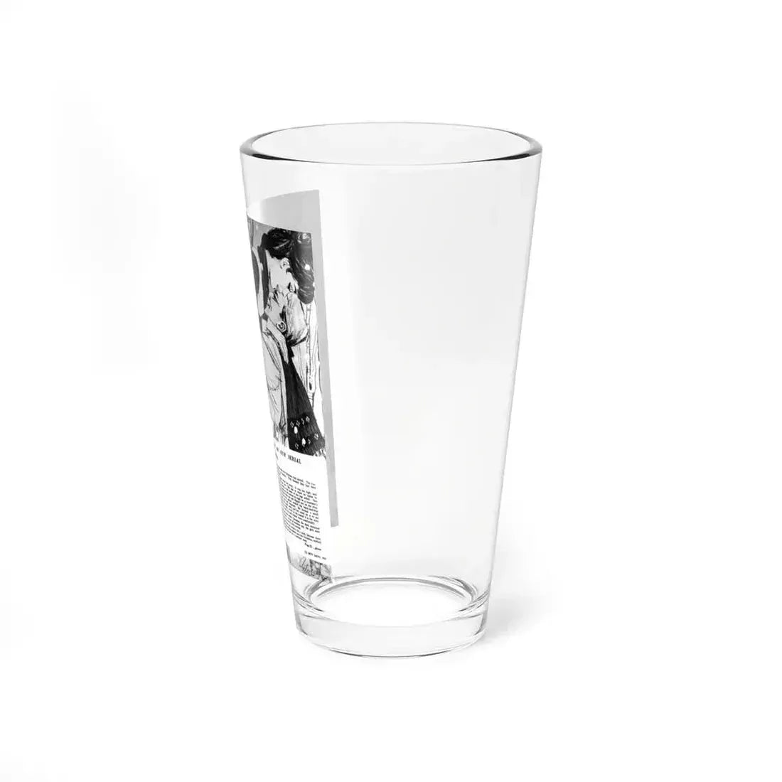 Joy in the Morning, Woman's Day with Woman magazine illustration - Pint Glass 16oz - Go Mug Yourself