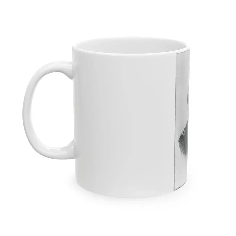 J.R. Slack, Head-And-Shoulders Portrait, Facing Right (U.S. Civil War) White Coffee Mug - Go Mug Yourself