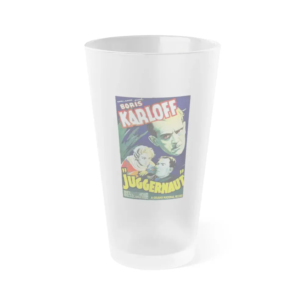 JUGGERNAUT 1974 Movie Poster - Frosted Pint Glass 16oz 16oz Frosted - Go Mug Yourself