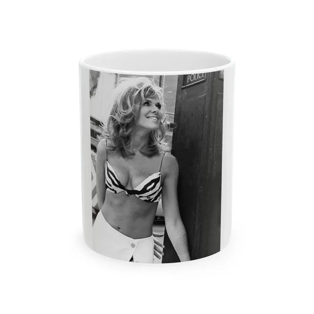 Julie Ege #08 (Vintage Female Icon) White Coffee Mug 11oz - Go Mug Yourself
