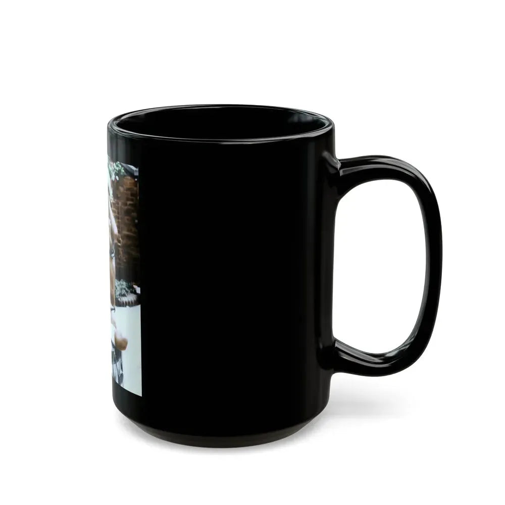 Julie Ege #100 (Vintage Female Icon) Black Coffee Mug - Go Mug Yourself