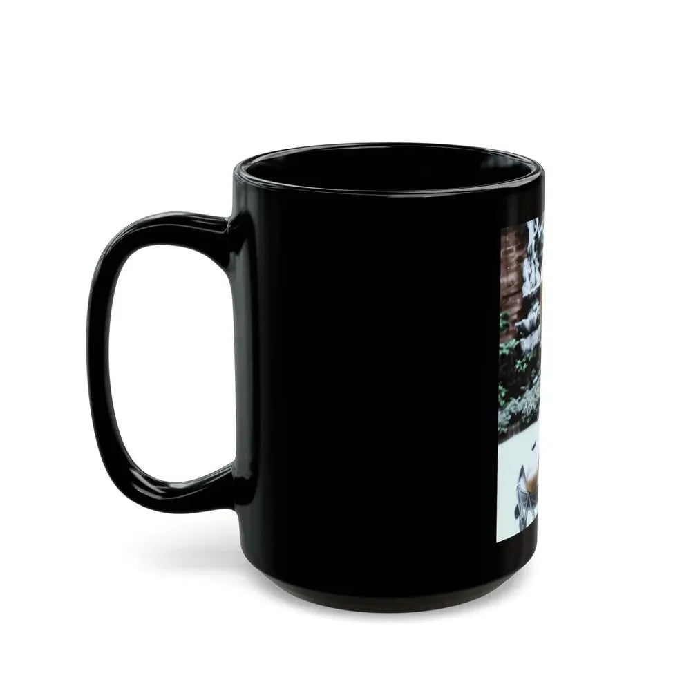 Julie Ege #100 (Vintage Female Icon) Black Coffee Mug - Go Mug Yourself