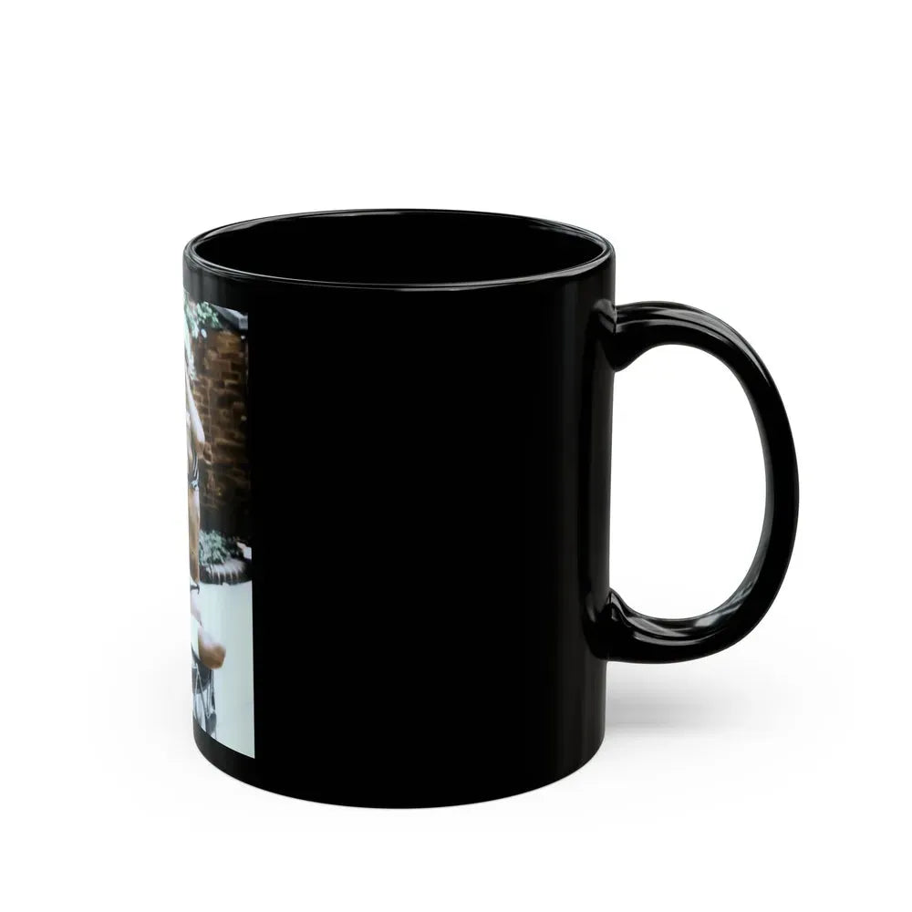 Julie Ege #100 (Vintage Female Icon) Black Coffee Mug - Go Mug Yourself