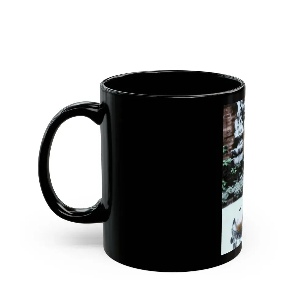 Julie Ege #100 (Vintage Female Icon) Black Coffee Mug - Go Mug Yourself