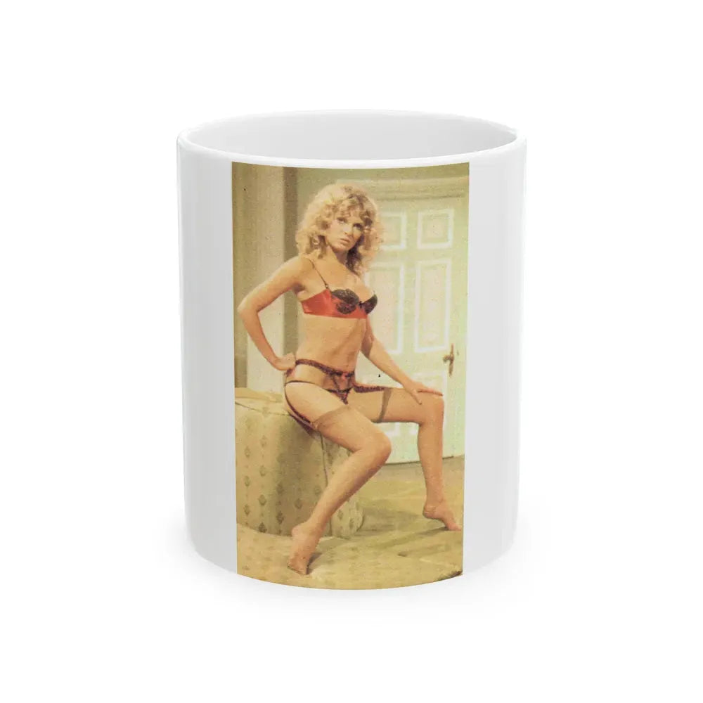 Julie Ege #117 (Vintage Female Icon) White Coffee Mug 11oz - Go Mug Yourself