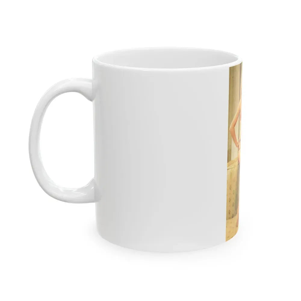 Julie Ege #117 (Vintage Female Icon) White Coffee Mug - Go Mug Yourself
