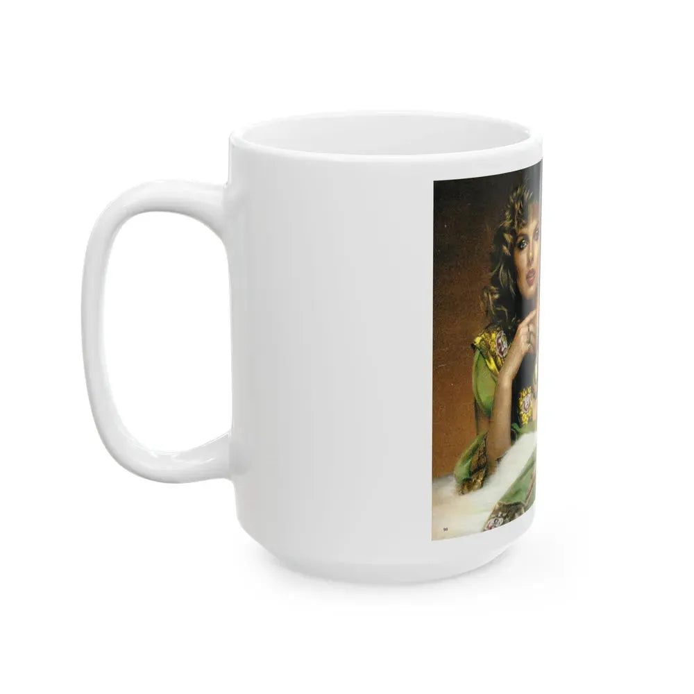 Julie Ege #120 (Vintage Female Icon) White Coffee Mug - Go Mug Yourself