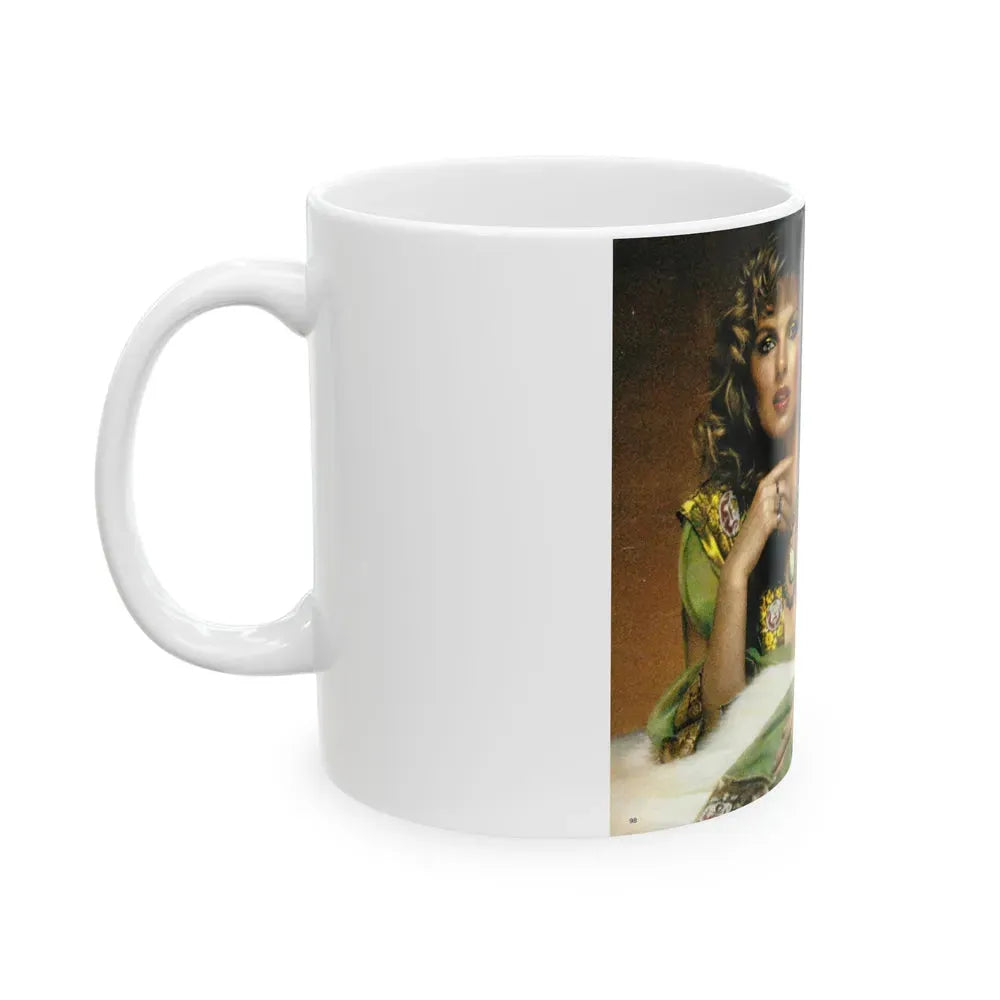 Julie Ege #120 (Vintage Female Icon) White Coffee Mug - Go Mug Yourself