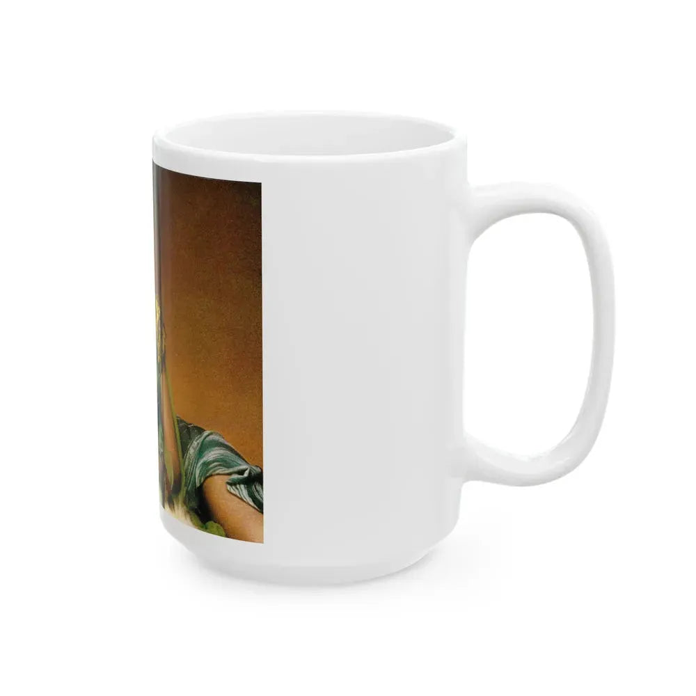 Julie Ege #120 (Vintage Female Icon) White Coffee Mug - Go Mug Yourself