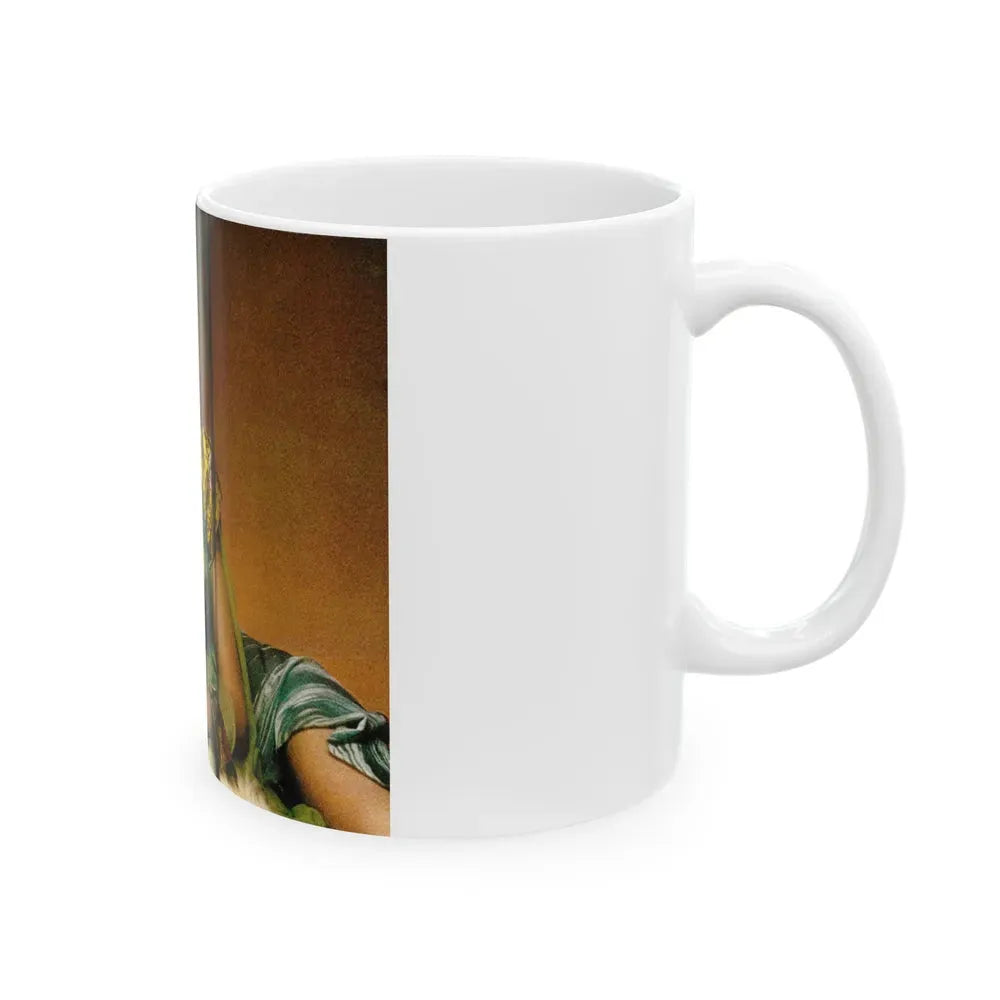Julie Ege #120 (Vintage Female Icon) White Coffee Mug - Go Mug Yourself