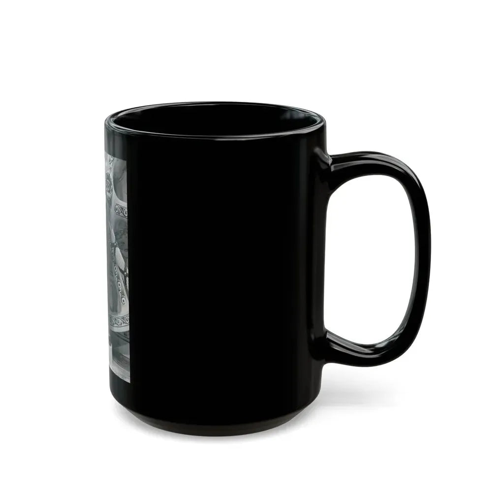 Julie Ege #124 (Vintage Female Icon) Black Coffee Mug - Go Mug Yourself