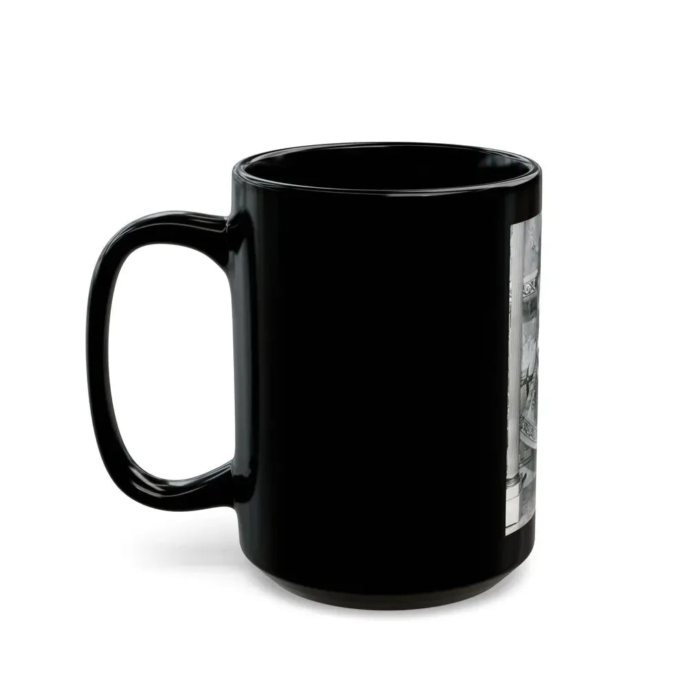 Julie Ege #124 (Vintage Female Icon) Black Coffee Mug - Go Mug Yourself
