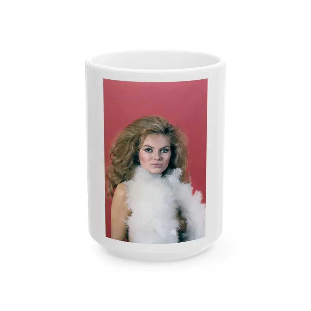 Julie Ege #148 (Vintage Female Icon) White Coffee Mug 15oz - Go Mug Yourself