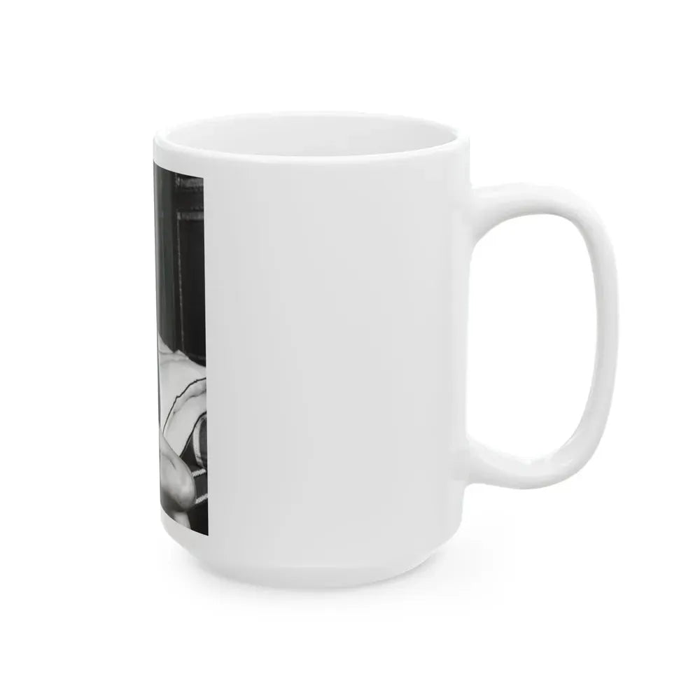 Julie Ege #173 (Vintage Female Icon) White Coffee Mug - Go Mug Yourself