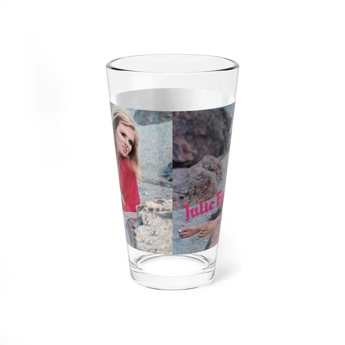 Julie Ege #181 (Vintage Female Icon) Pint Glass 16oz - Go Mug Yourself
