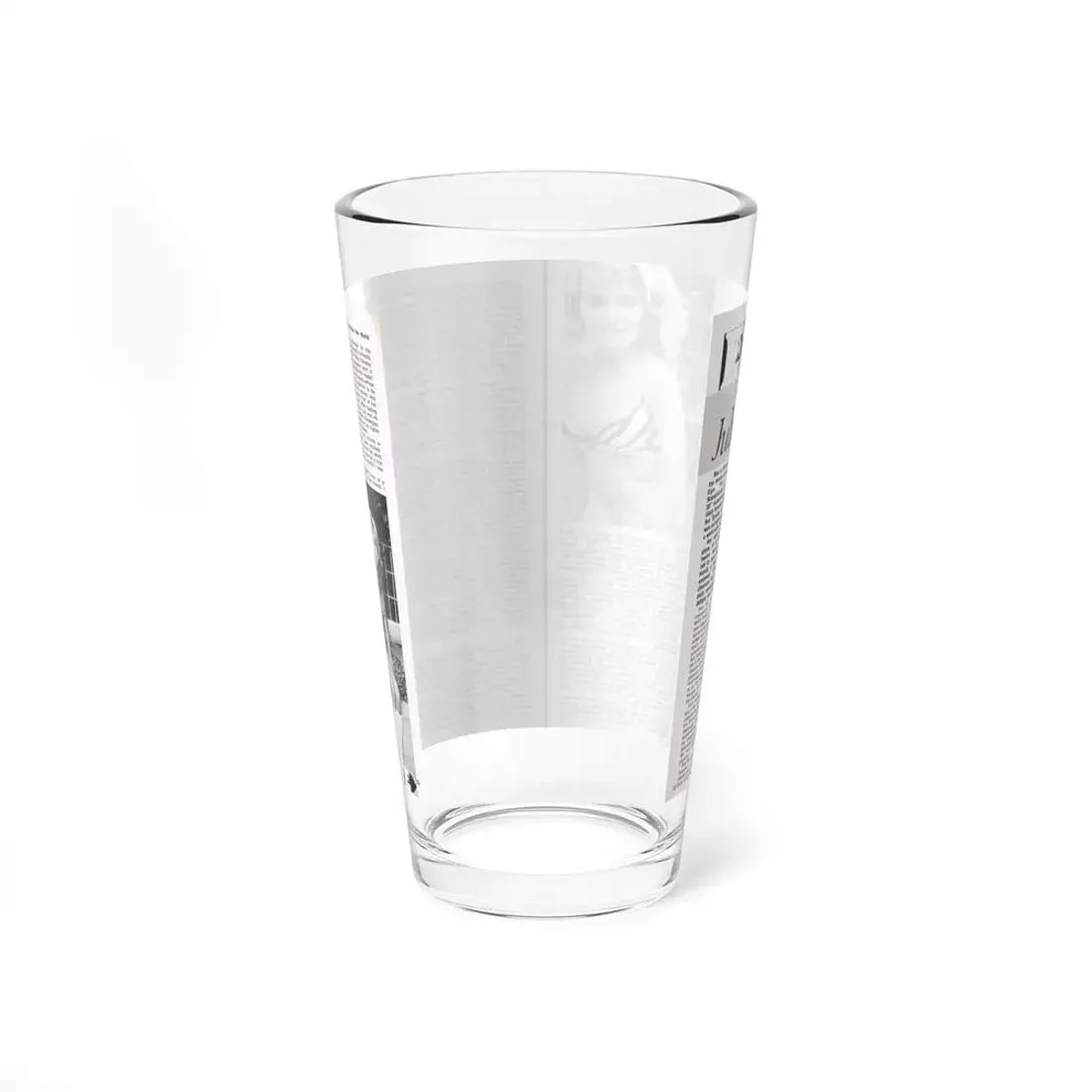 Julie Ege #187 (Vintage Female Icon) Pint Glass 16oz - Go Mug Yourself