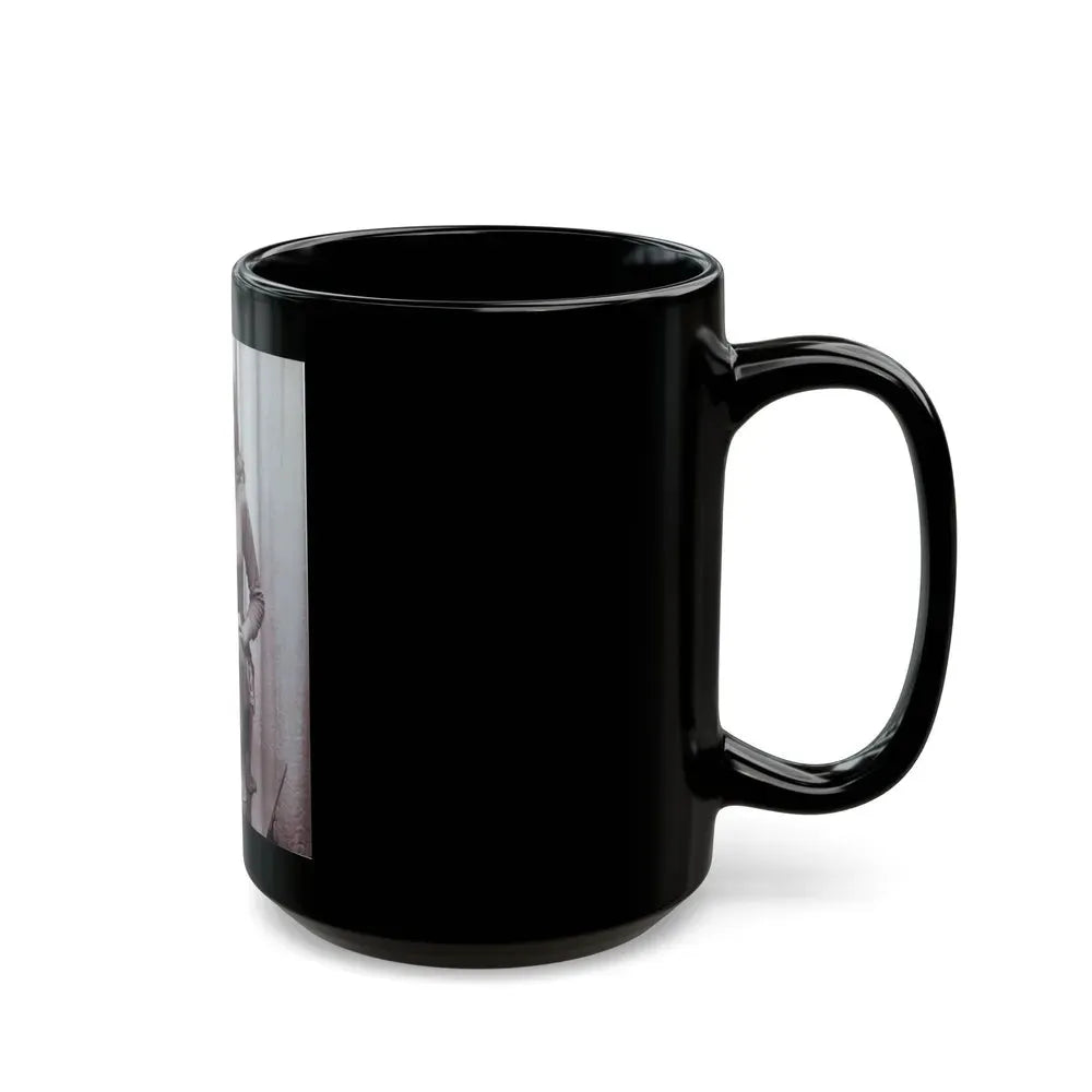 Julie Ege #194 (Vintage Female Icon) Black Coffee Mug - Go Mug Yourself