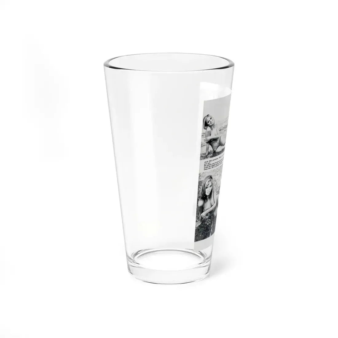 Julie Ege #199 (Vintage Female Icon) Pint Glass 16oz - Go Mug Yourself