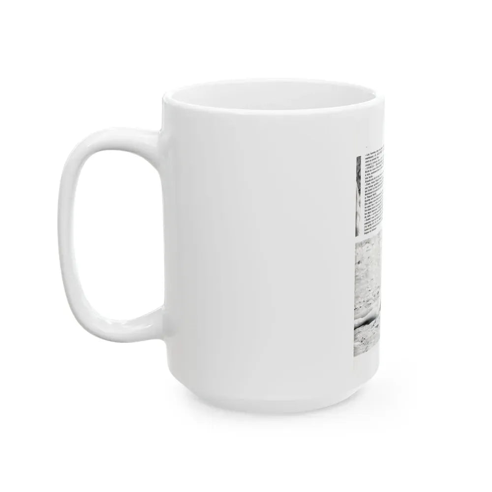 Julie Ege #201 (Vintage Female Icon) White Coffee Mug - Go Mug Yourself