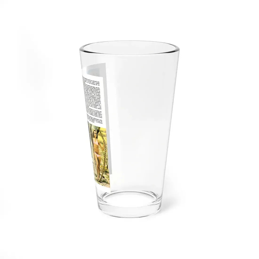 Julie Ege #202 (Vintage Female Icon) Pint Glass 16oz - Go Mug Yourself