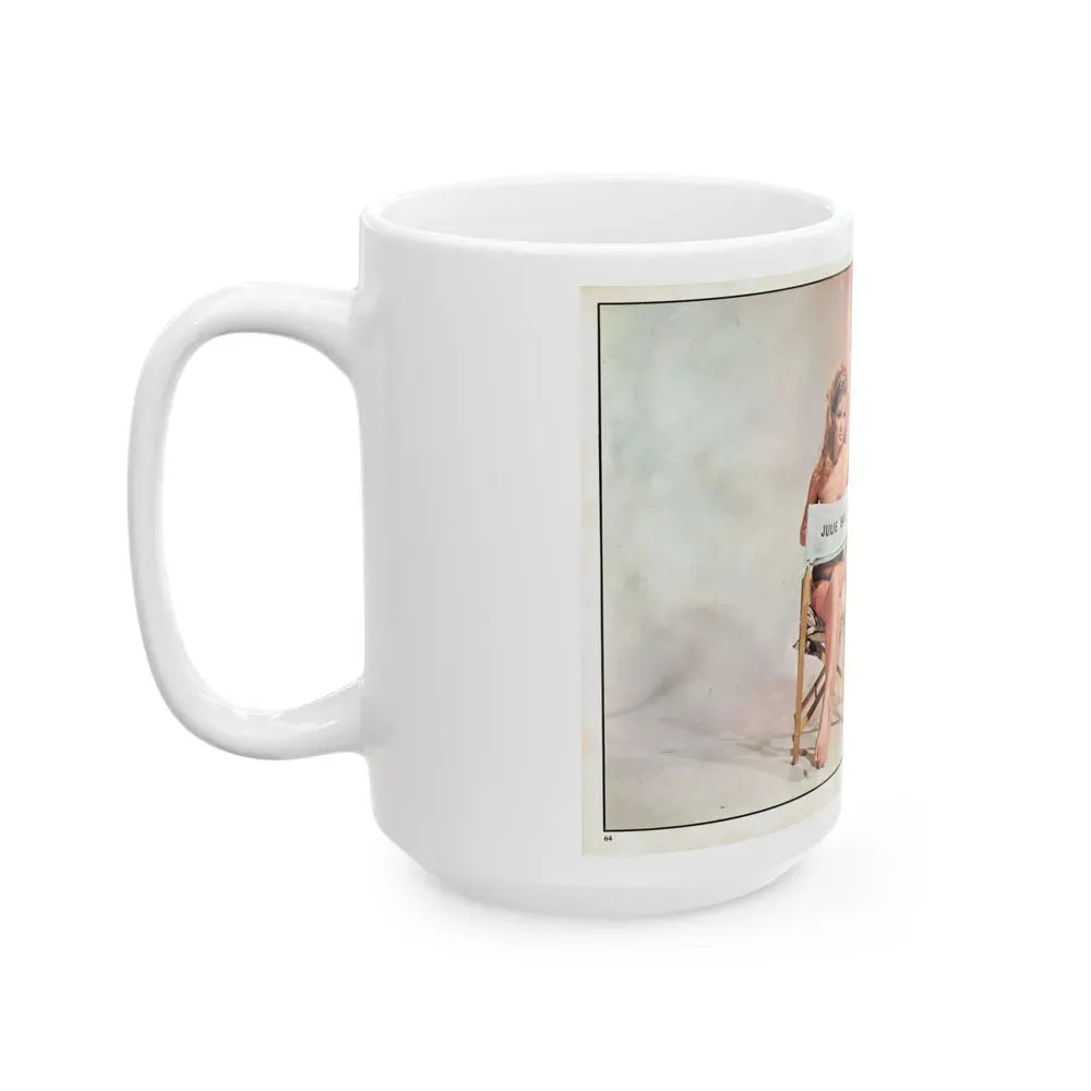 Julie Ege #210 (Vintage Female Icon) White Coffee Mug - Go Mug Yourself