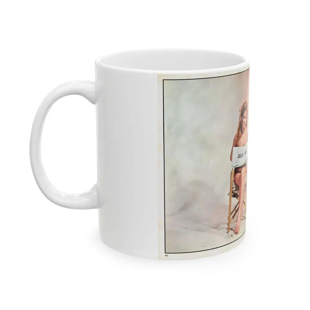 Julie Ege #210 (Vintage Female Icon) White Coffee Mug - Go Mug Yourself
