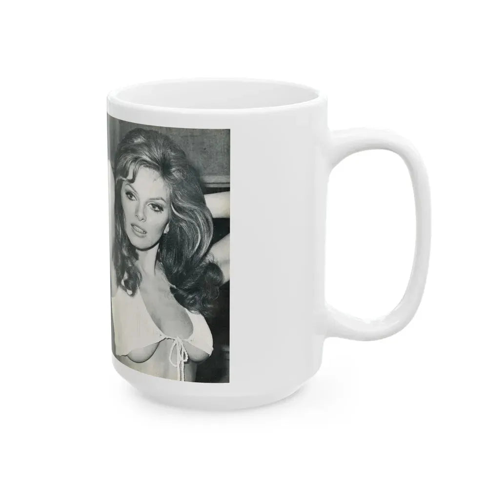Julie Ege #211 (Vintage Female Icon) White Coffee Mug - Go Mug Yourself