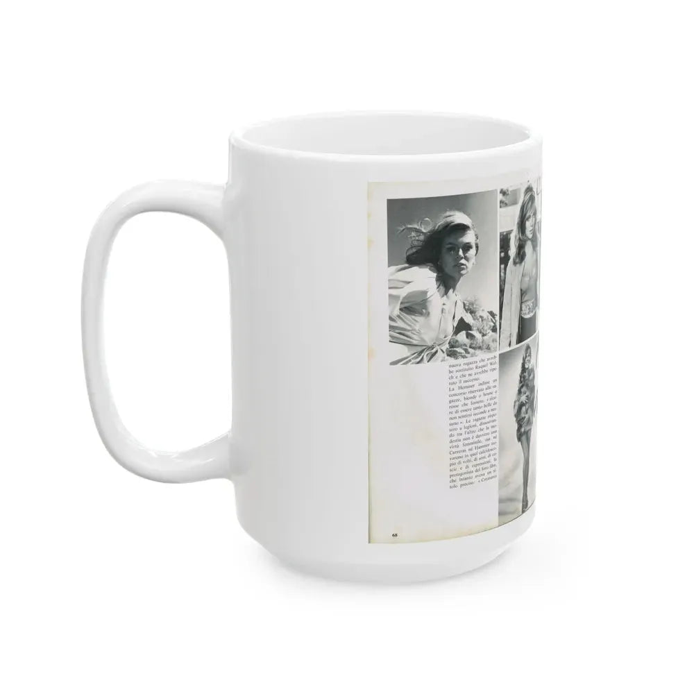 Julie Ege #212 (Vintage Female Icon) White Coffee Mug - Go Mug Yourself
