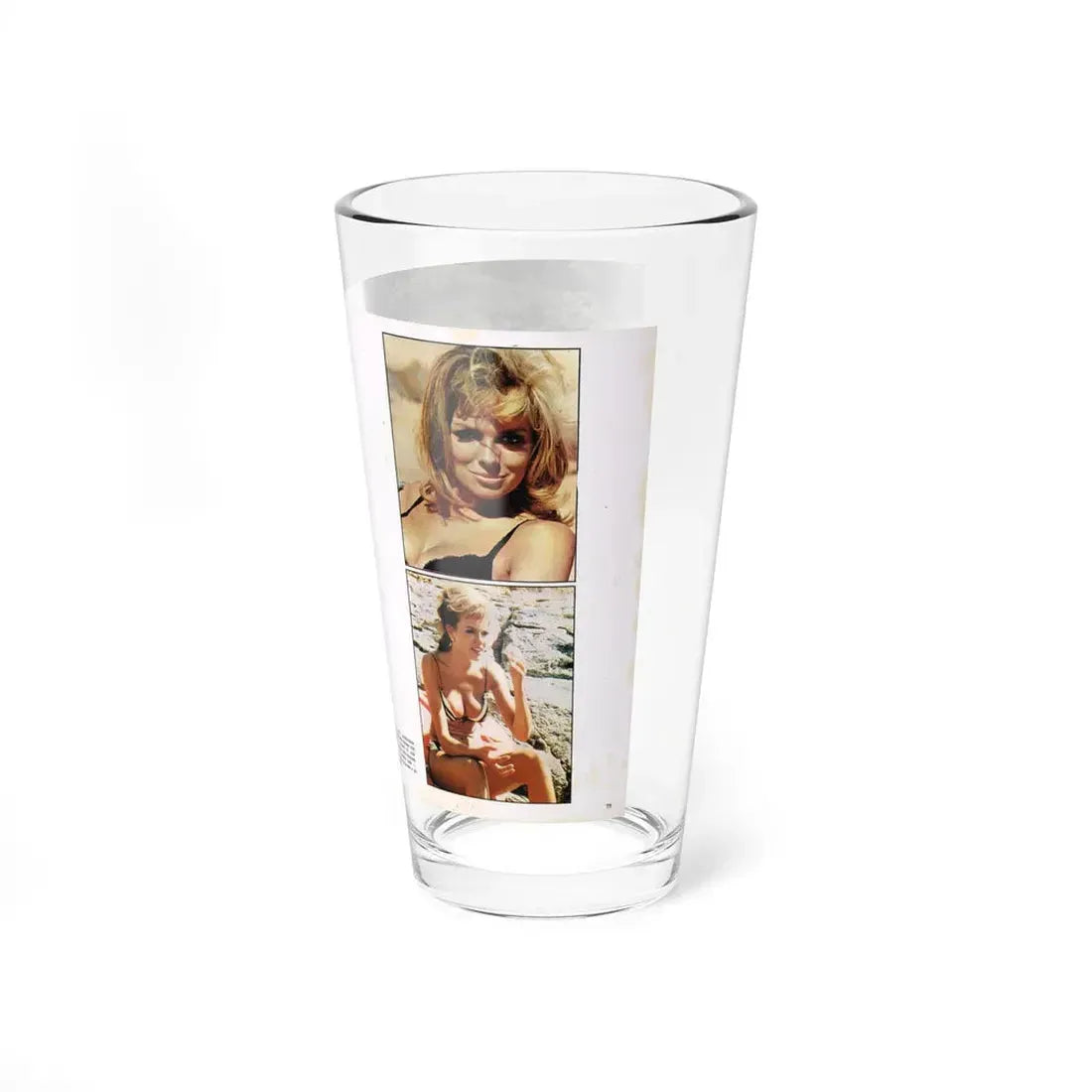 Julie Ege #215 (Vintage Female Icon) Pint Glass 16oz - Go Mug Yourself