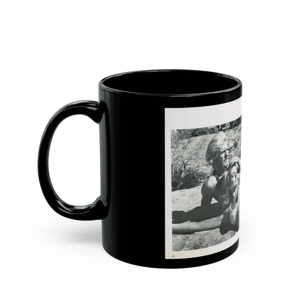 Julie Ege #216 (Vintage Female Icon) Black Coffee Mug - Go Mug Yourself