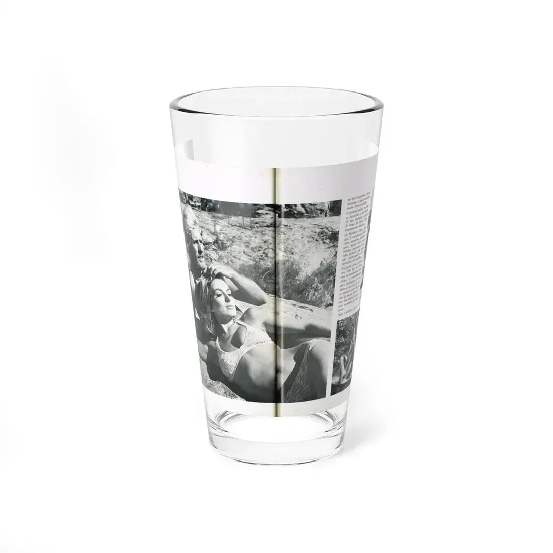 Julie Ege #216 (Vintage Female Icon) Pint Glass 16oz 16oz - Go Mug Yourself