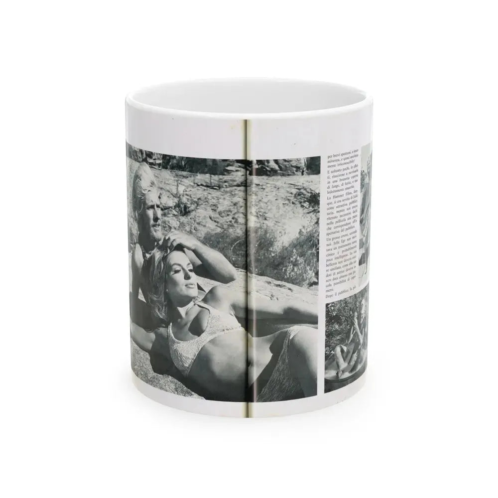 Julie Ege #216 (Vintage Female Icon) White Coffee Mug 11oz - Go Mug Yourself