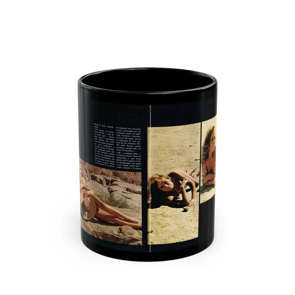 Julie Ege #217 (Vintage Female Icon) Black Coffee Mug 11oz - Go Mug Yourself