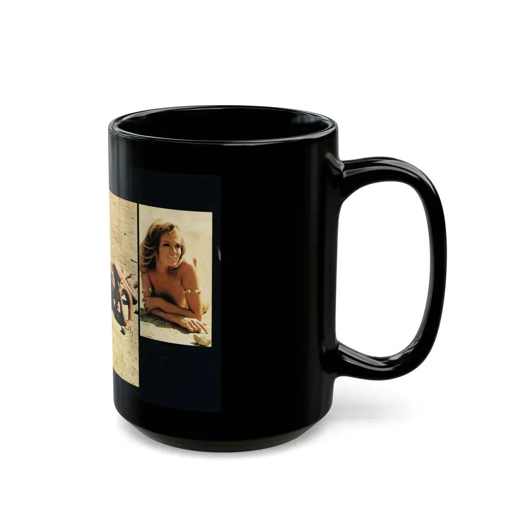 Julie Ege #217 (Vintage Female Icon) Black Coffee Mug - Go Mug Yourself