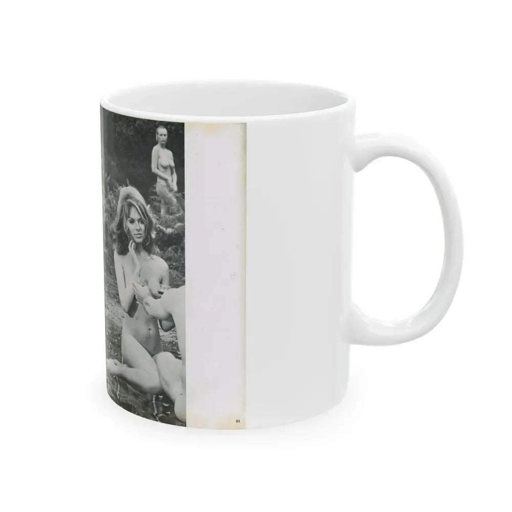 Julie Ege #218 (Vintage Female Icon) White Coffee Mug - Go Mug Yourself