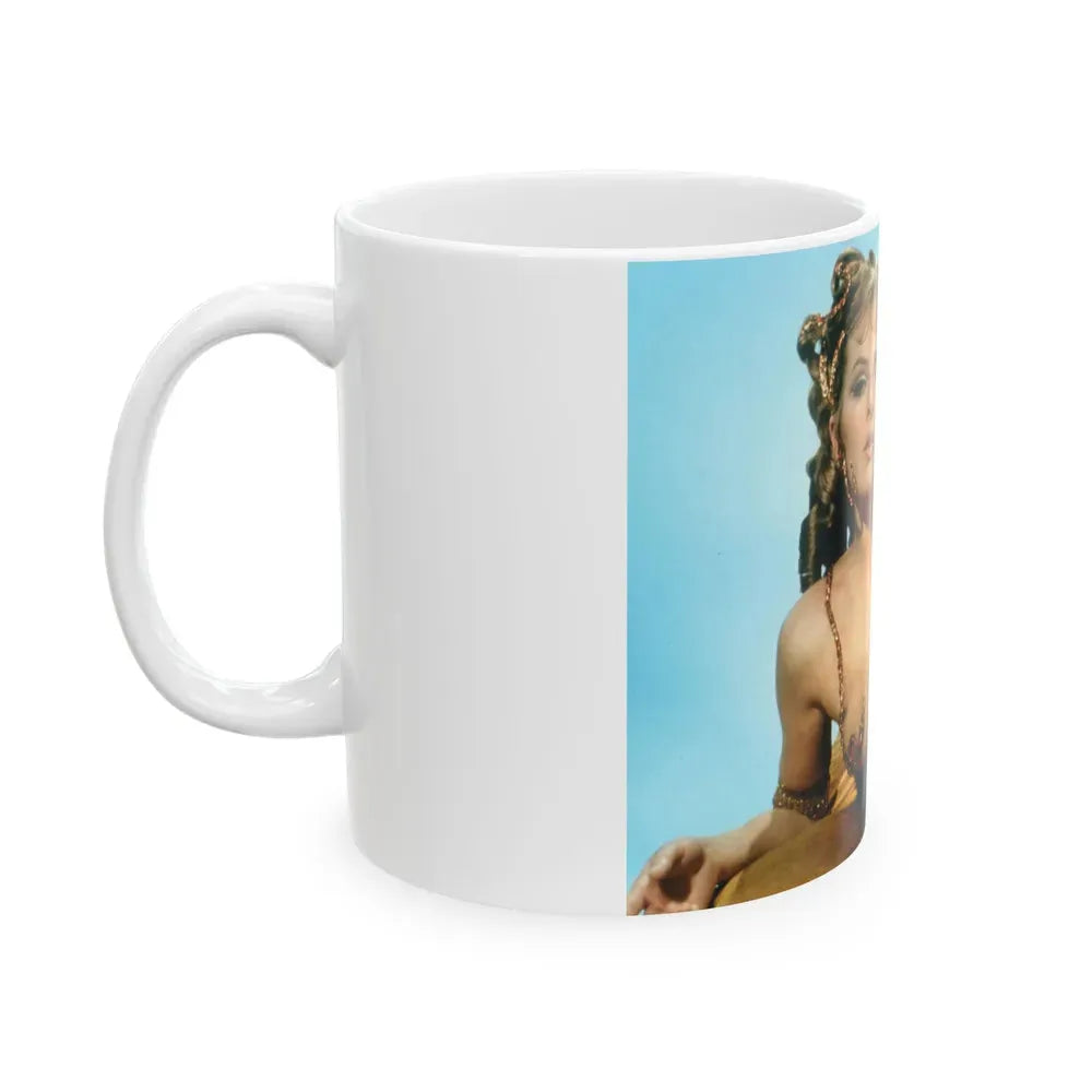 Julie Ege #22 (Vintage Female Icon) White Coffee Mug - Go Mug Yourself