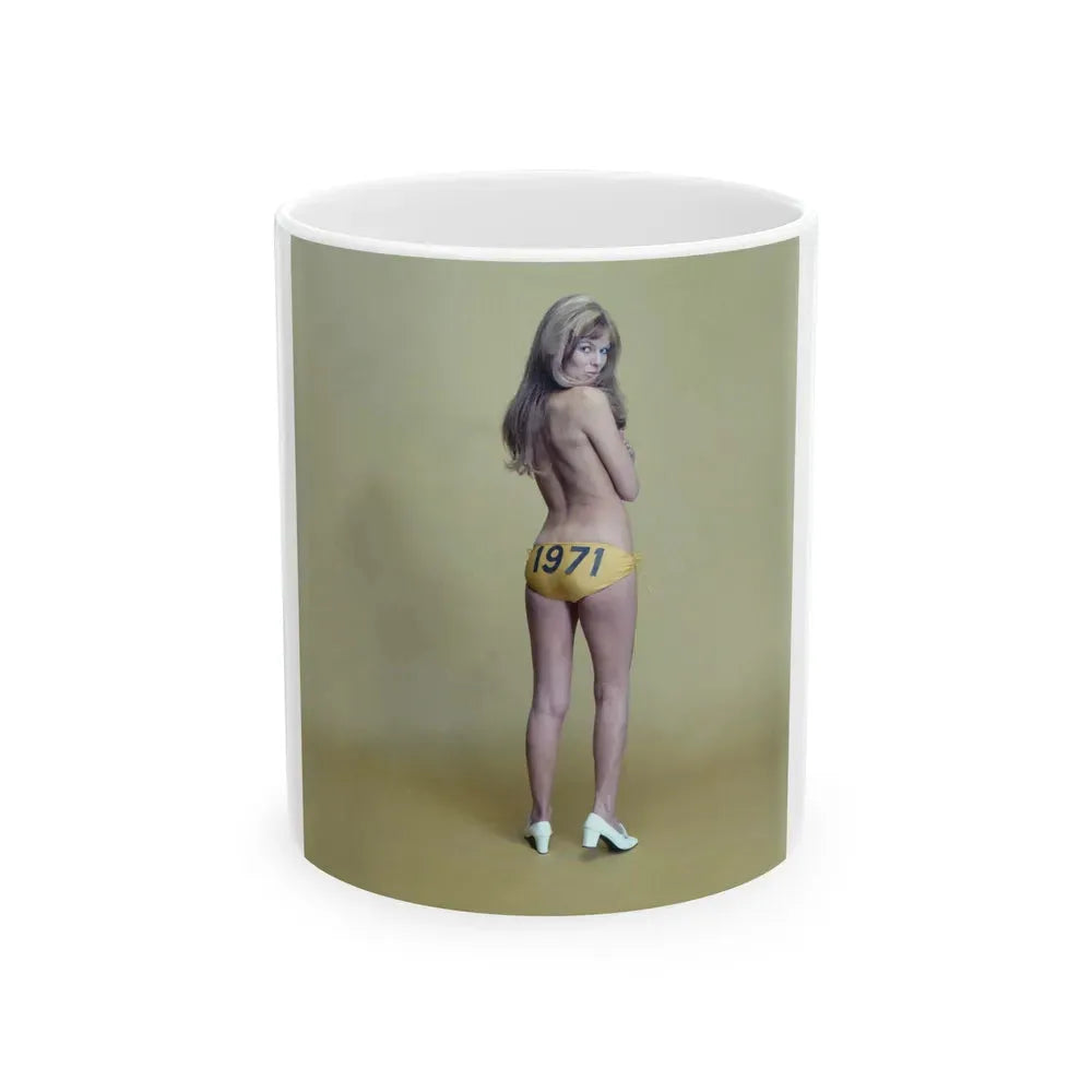 Julie Ege #231 (Vintage Female Icon) White Coffee Mug 11oz - Go Mug Yourself