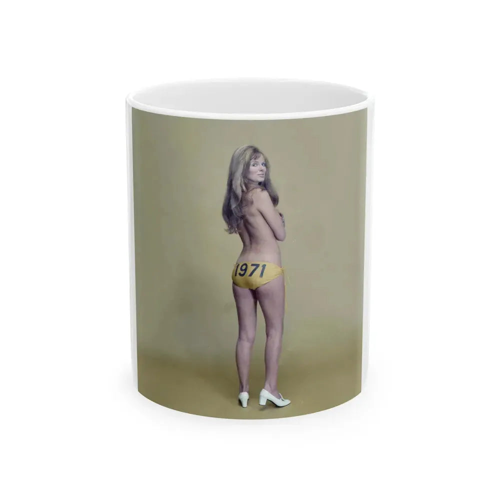 Julie Ege #232 (Vintage Female Icon) White Coffee Mug 11oz - Go Mug Yourself