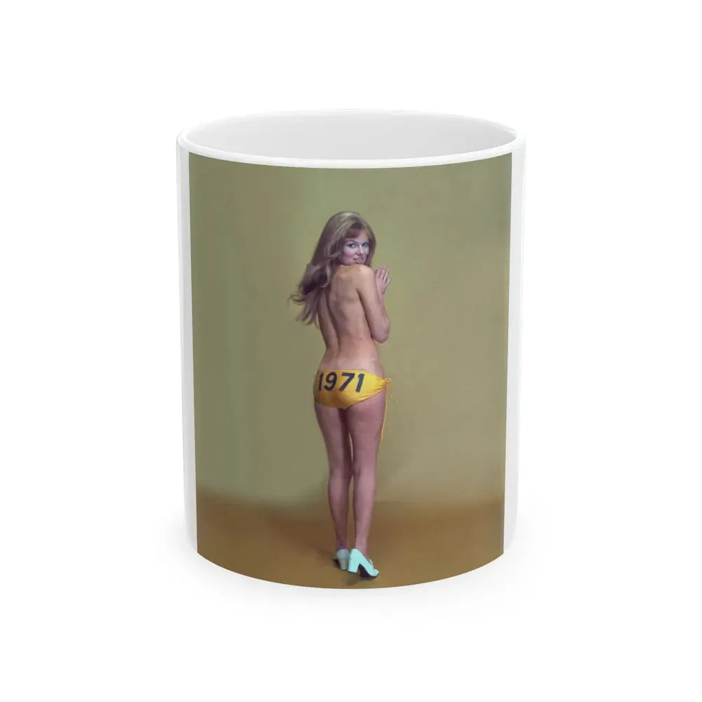 Julie Ege #233 (Vintage Female Icon) White Coffee Mug 11oz - Go Mug Yourself
