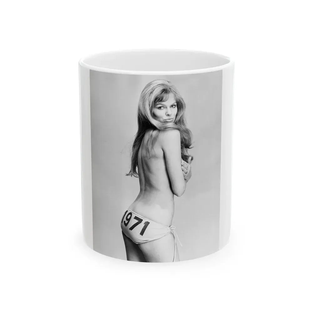 Julie Ege #234 (Vintage Female Icon) White Coffee Mug 11oz - Go Mug Yourself