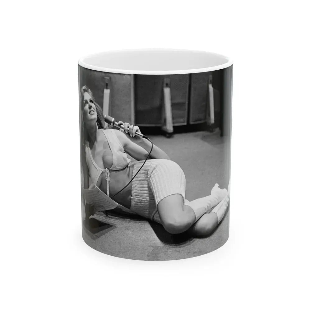 Julie Ege #235 (Vintage Female Icon) White Coffee Mug 11oz - Go Mug Yourself