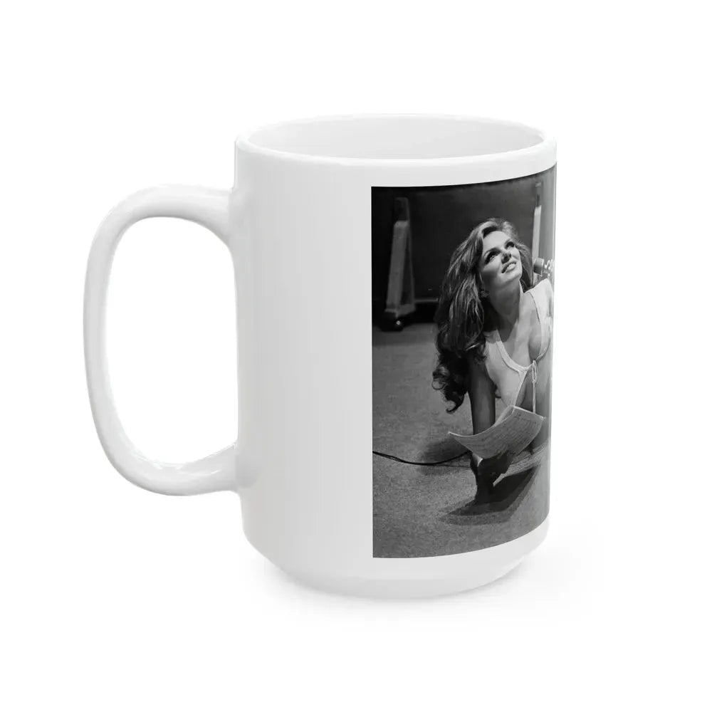 Julie Ege #235 (Vintage Female Icon) White Coffee Mug - Go Mug Yourself
