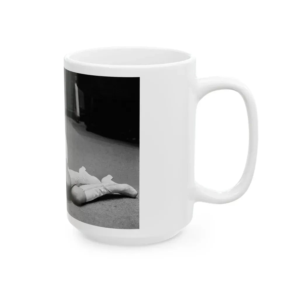 Julie Ege #235 (Vintage Female Icon) White Coffee Mug - Go Mug Yourself