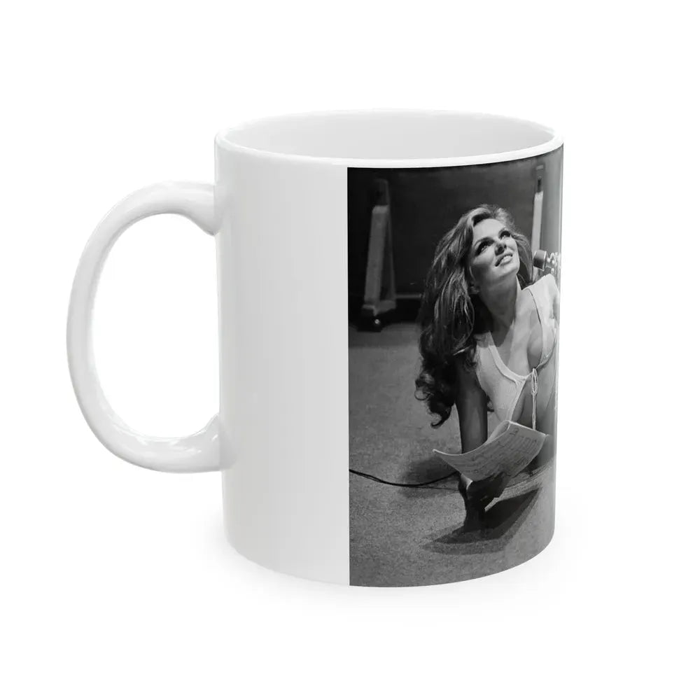 Julie Ege #235 (Vintage Female Icon) White Coffee Mug - Go Mug Yourself