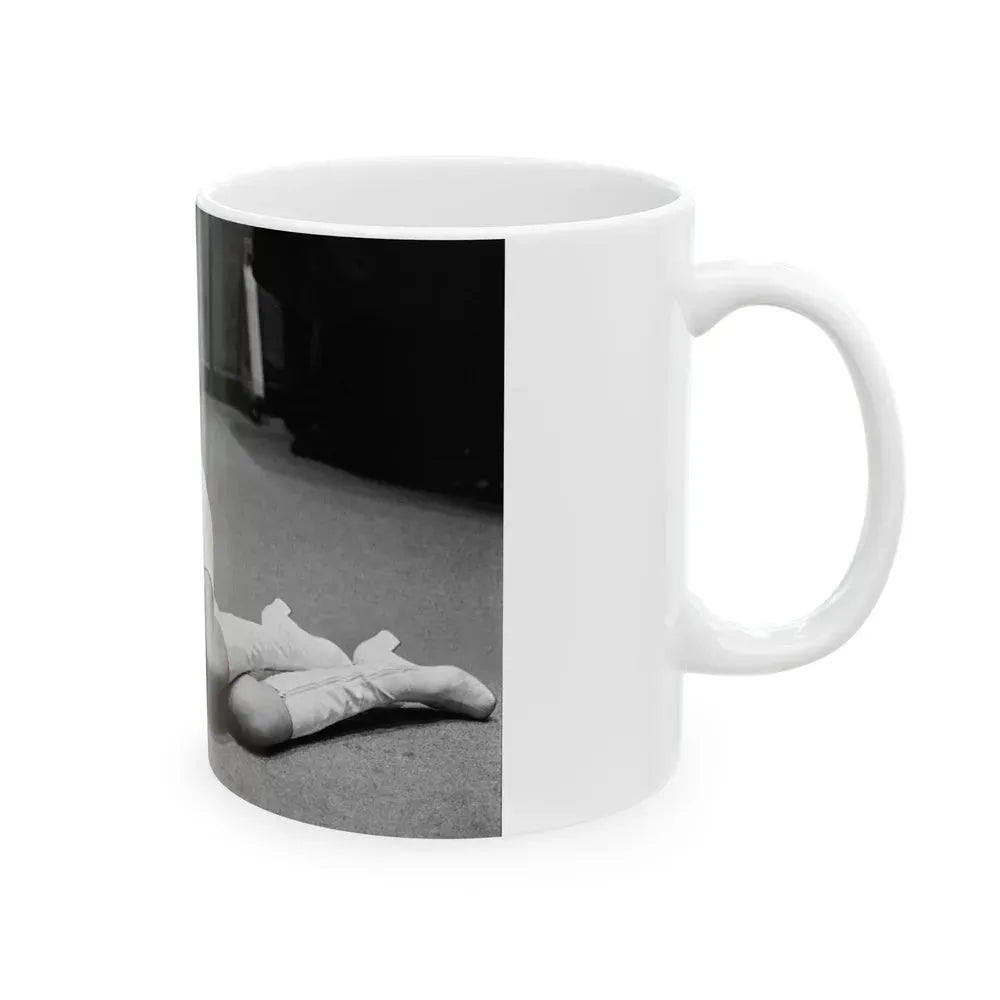 Julie Ege #235 (Vintage Female Icon) White Coffee Mug - Go Mug Yourself