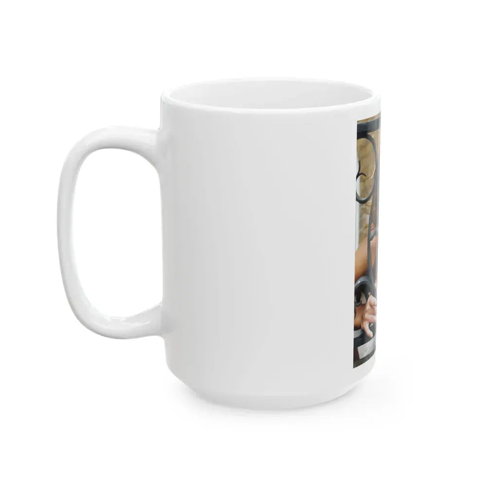 Julie Ege #239 (Vintage Female Icon) White Coffee Mug - Go Mug Yourself