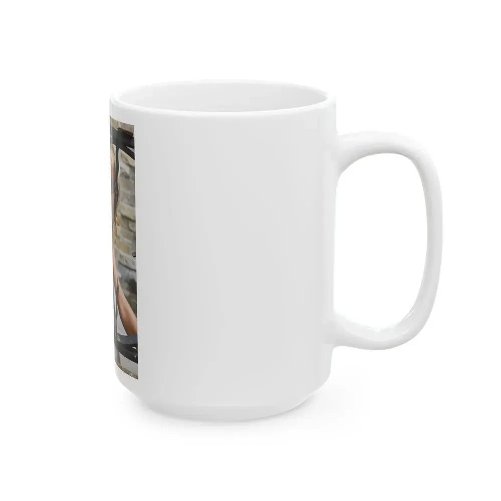 Julie Ege #239 (Vintage Female Icon) White Coffee Mug - Go Mug Yourself
