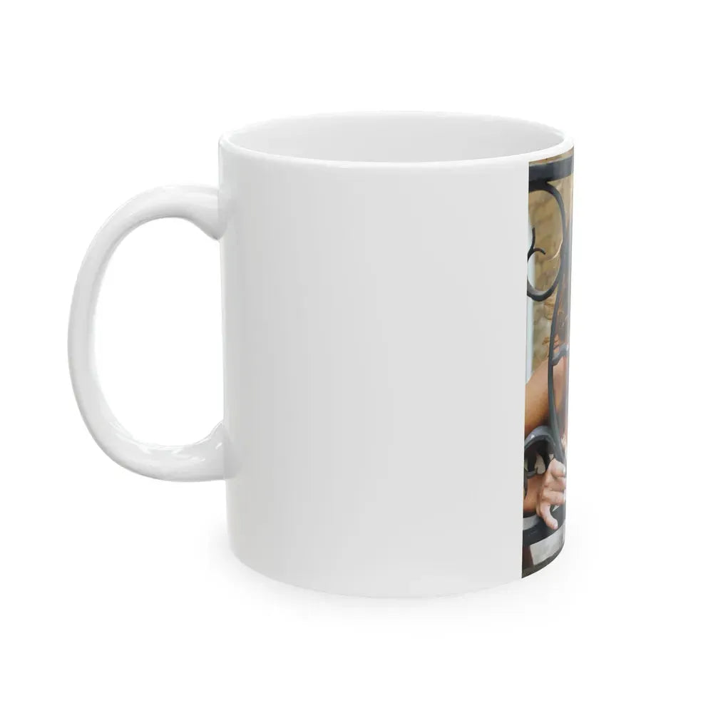 Julie Ege #239 (Vintage Female Icon) White Coffee Mug - Go Mug Yourself